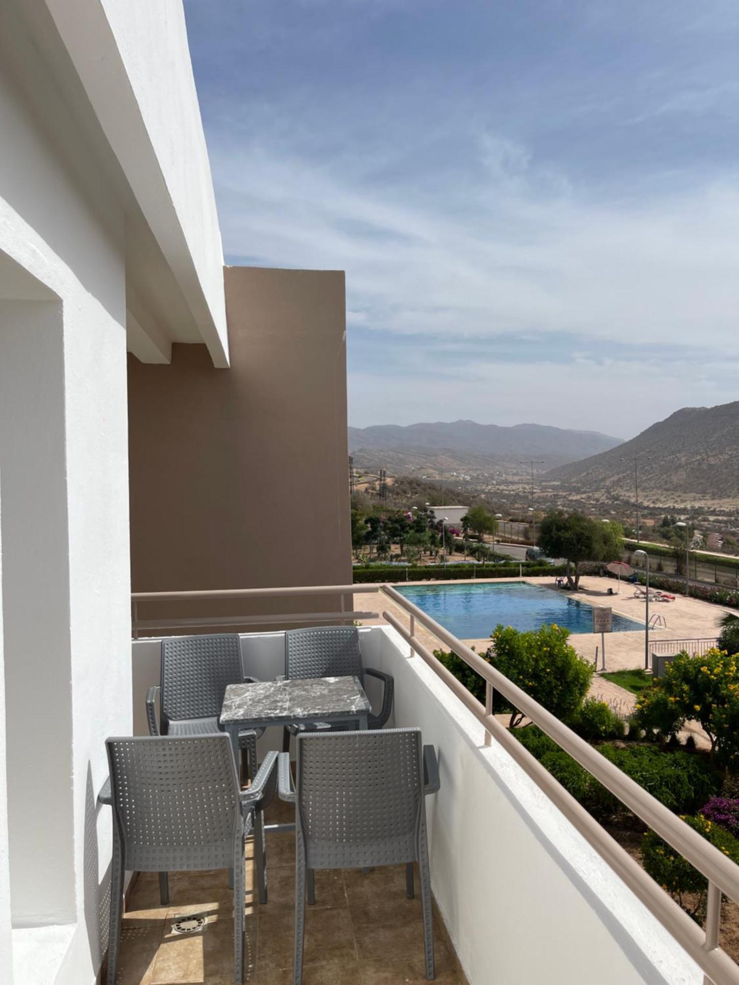 Appartement Vue Sur Piscine Et Montagne Imi Ouadar Taghazout Exterior foto